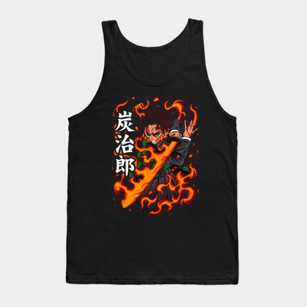 demon slayer anime kawaii Tank Top by Zoubir